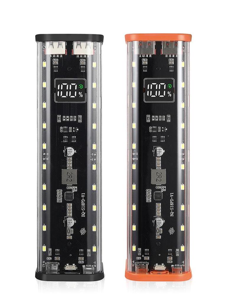 Набор для самостоятельной сборки батарейного блока 18650 из 8 секций: Корпус повербанка с быстрой зарядкой без пайки