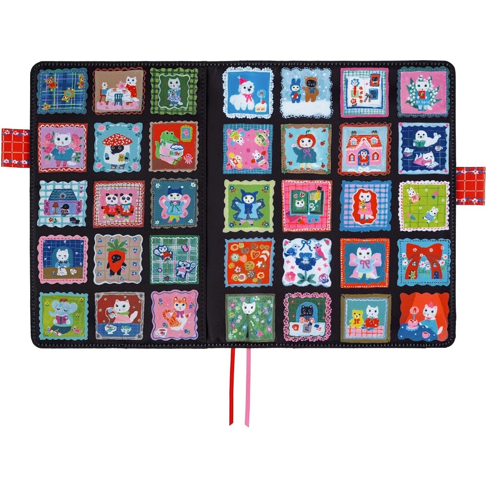 Блокнот Hobonichi Cousin (A5) Обложка для ноутбука Kitagishi Yumi/Город Белой Кошки