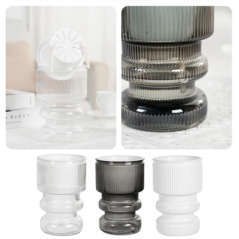 1 шт. Двухслойный однотонный горшок для выращивания цветов в почве, декоративный горшок, настольные украшения, 3 цвета