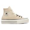 Кеды Chuck Taylor All Lift Canvas & Leather 'Бежевый Белый' Женские A09093C