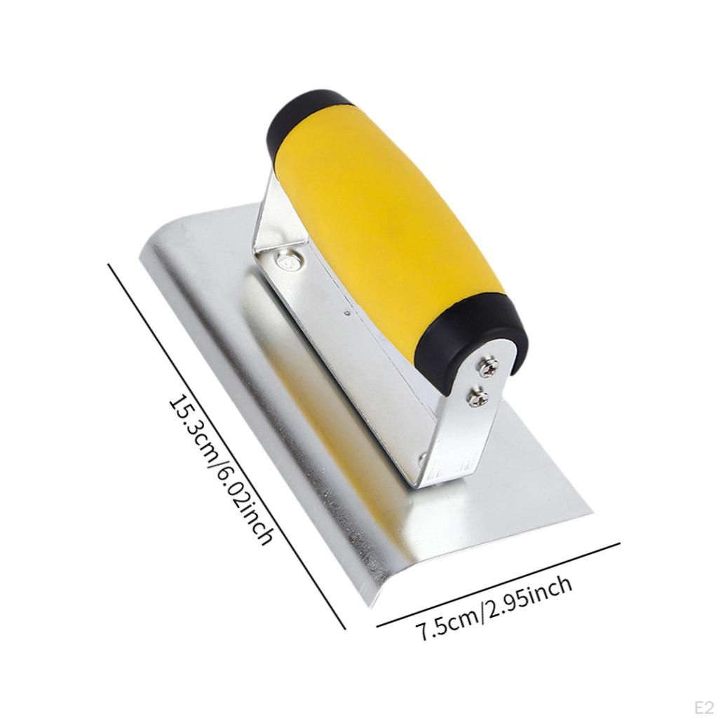 Мастерок для гипсокартона, строительный ручной инструмент для бетона, 2 в 1, для отделки штукатурки и выравнивания поверхностей