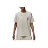 Nike SS25 Футболка с коротким рукавом для бега, тренировок, повседневная, дышащая, мужская, топы, молочно-белая, HJ0194133
