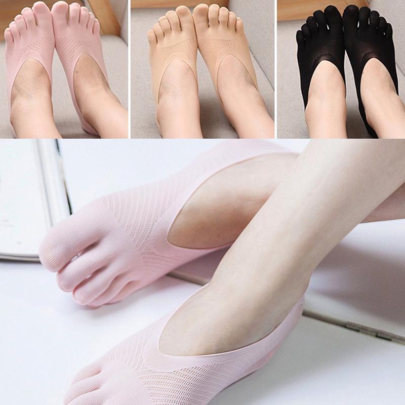 Модные женские кружевные противоскользящие невидимые носки из смеси хлопка с низким вырезом до щиколотки