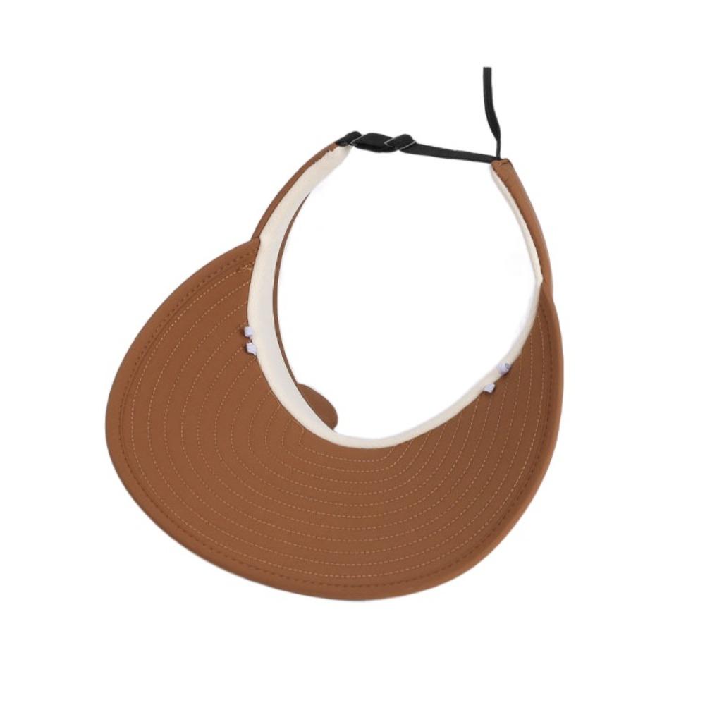 Quick Dry Kids Shawl Sun Hat Removable Baby Sun Protection Hat Fashion Cartoon Empty Top Hat Girls