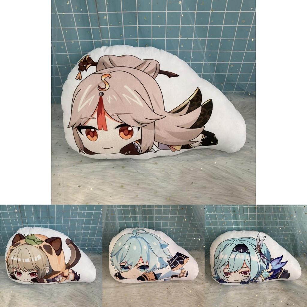 Милая плюшевая кукла-подушка Геншин Импакт Чжун Ли Нилу Сахароза для сна Рождественский подарок