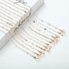 Fashion Pearl Mask Chains Eyeglasses Chain for Women Metal Sunglasses Lanyards Eyewear Chain Holder Neck Strap