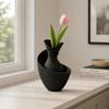 Unique Minimalist Vase Geometric Shaped Flower Arrangement Ornaments Light Luxury Vase  Bedroom