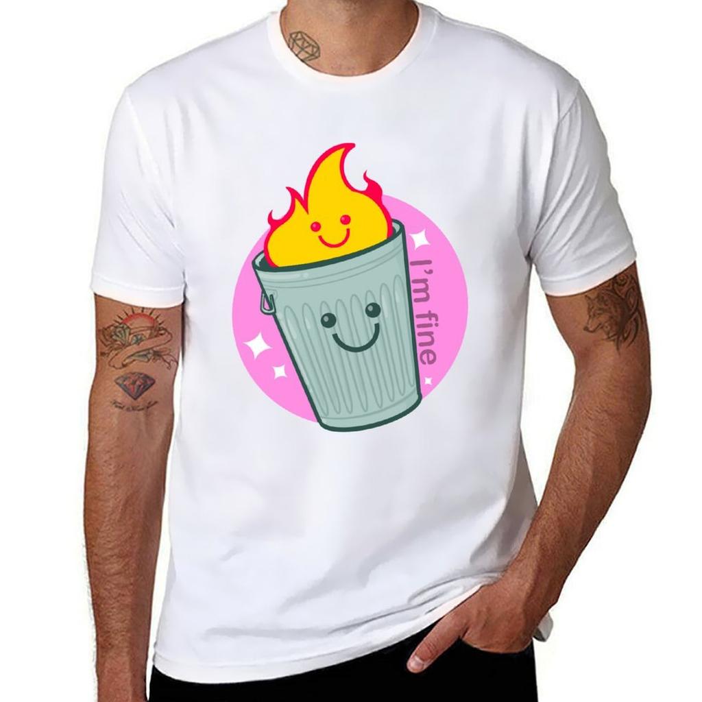 Trash Fire Tshirt Casual Lightweight Short Sleeve Top
