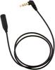 Audio-Technica AT345iS0.5 BK Smartphone Headphone Extension Cord, 0.5m, Black