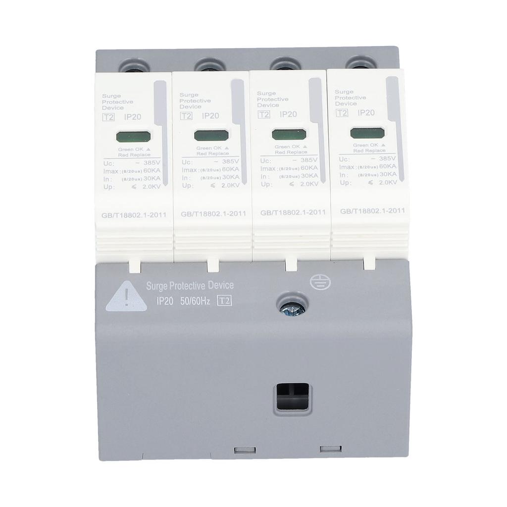 BERM Surge Protective Device Arrester SPD Electric Circuit Protector 220V 380V 4P60KA