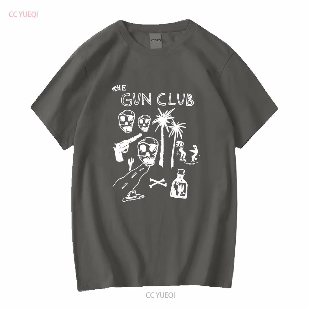 Футболка The Gun Club Пост-панк группа Sh винтажная стираная растянутая с принтом унисекс мода мягкая немного уличный стиль повседневная