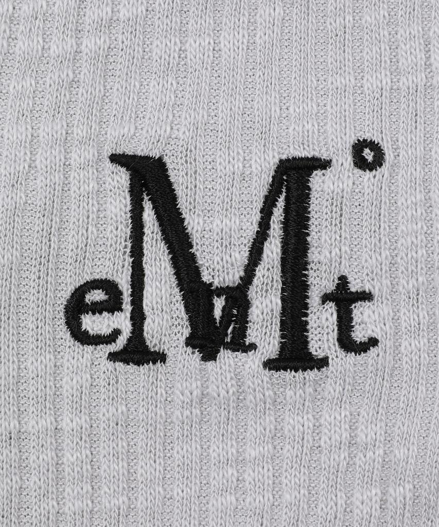 MUCENT Sharon Eyelet Lace-Up Rolled Ribbed Slim Fit Short Sleeve T-Shirt (3 Colors)