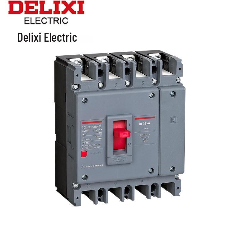 DELIXI CDM3G-63A Smart Circuit Breaker, Plastic Shell, Isolating Switch, 160A-800A