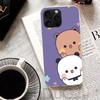 Мультяшный милый чехол Bubu Dudu для iPhone 17 Air 16 16E 15 Pro Max 14 Plus 13 Mini Чехол для телефона 12 11 7 8 SE Индивидуальный принт