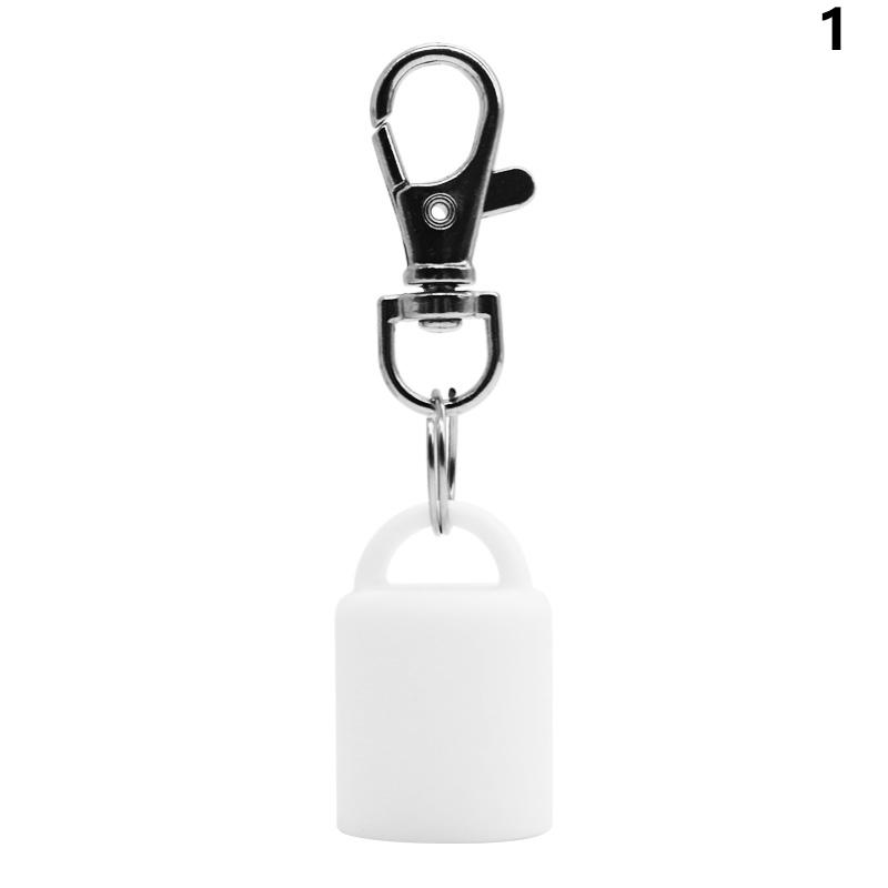 Practical Silicone Keychain Cap lip gloss accessories Portable Durable Holder Keychain Compatible For Lipstick Storage Cap