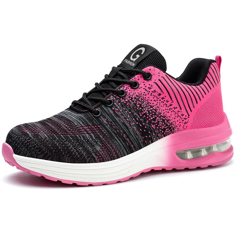 Защитная обувь Мужская Женская Рабочие защитные ботинки Стальной носок Защита от проколов Воздушная подушка Рабочие кроссовки Легкая Модная Рабочая обувь Унисекс