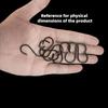 40pcs Durable heavy-duty metal S The hook is easy to install, anti-slip, and resistant to corrosion. Its modern design is suitable for plants,