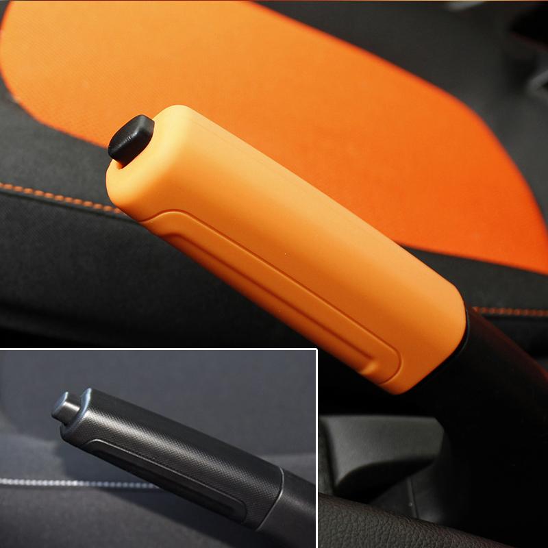 1Pc Tailor Fit Car Silicone Gear Head Gear Knob Cover For Smart W451 W453 Fortwo Forfour Handbrake Cover Case Lever Stick