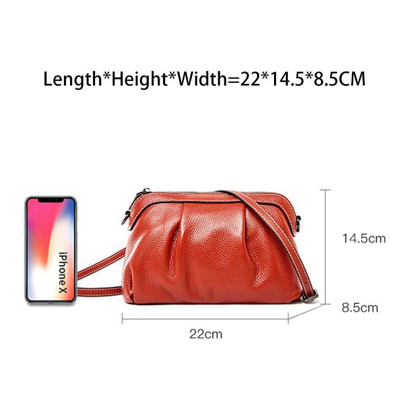 Новая модель женская сумка-мессенджер из 100% натуральной кожи высокого качества маленькие сумки-бродяги повседневная повседневная женская сумка через плечо черный, серый цвет