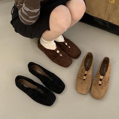 Модная SUOJIALUN 2025 Новый бренд Женские туфли на плоской подошве с круглым носком Слипоны Женские элегантные туфли-лоферы Мягкий плоский каблук Женские элегантные Мэри Джейн