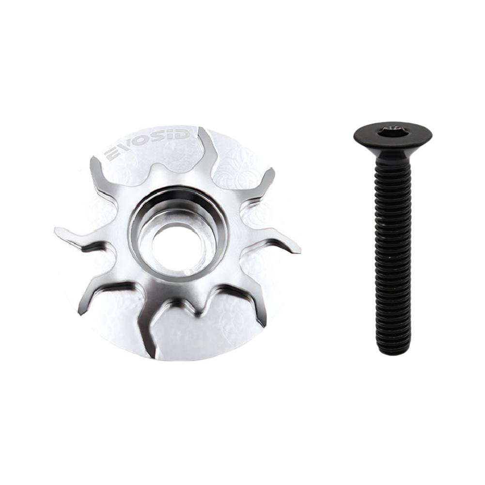 Bicycle Headset Cap MTB Road Bike Stem Headset Top Cap Cover with Screw Bicycle Stem Top Cap Bike Stem Cover