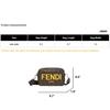 Fendi Сумка через плечо с монограммой FF из кожи и полиэстера Мужские сумки Коричневая 7M0286-AJJ4-F1HR8