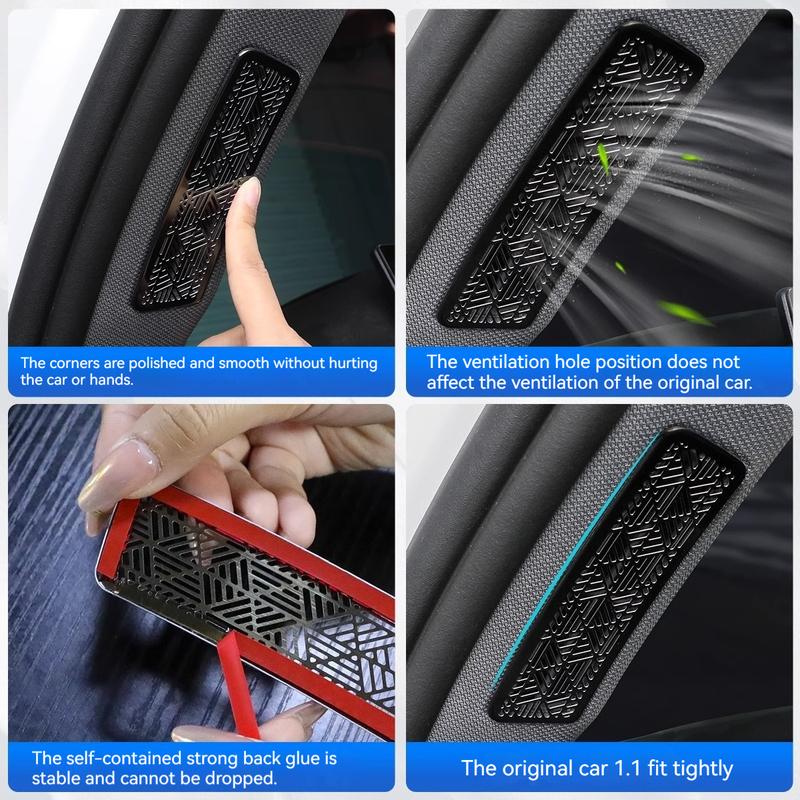 Для BMW 5 серии i5 G60 2024-2025 Защитная крышка воздуховода кондиционера стойки А Декоративная рамка динамика Аксессуары для интерьера