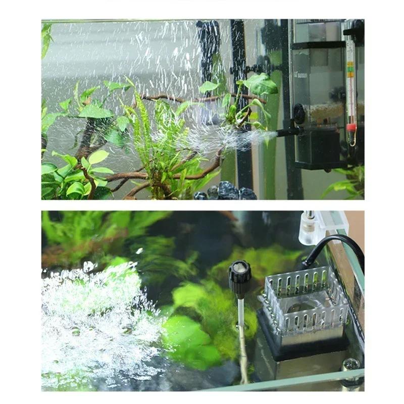 Удалитель масляной пленки Аквариум Фильтр Аквариумного фильтра Поверхностный скиммер Вода Воздух Кислород Регулируемый Водяной насос Насос для аэрации Фильтрующая губка
