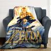 1pc Game Zelda Blanket, Gift, for Men and Women, Soft Blanket, Good for Sofa Bed Couch Travel, Lightweight Flannel Blanket