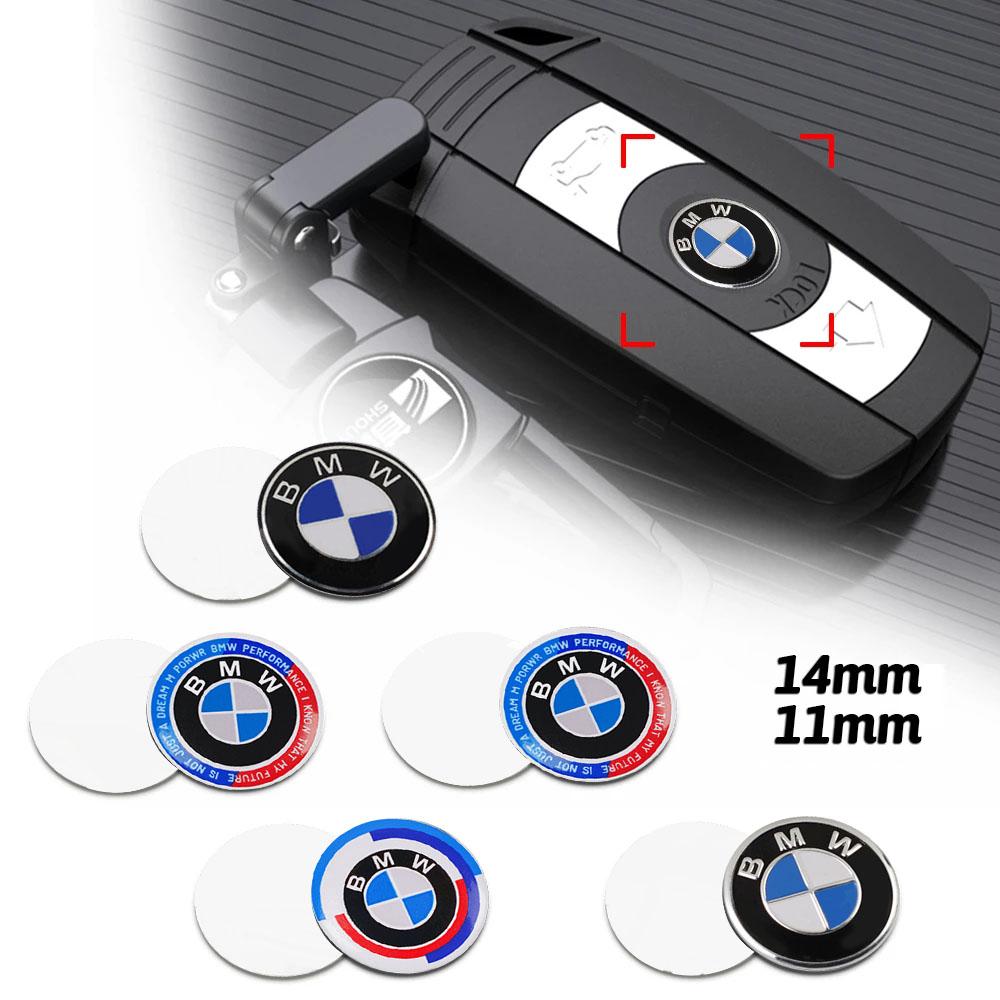 10Pcs 14mm 11mm Logo Stickers BMW Emblem Key Shell Pasters For BMW X1 X2 X3 X5 X4 X6 X7 G30 G20 G32 G11 G12 F40 F30 F20 F10 F34 BM5