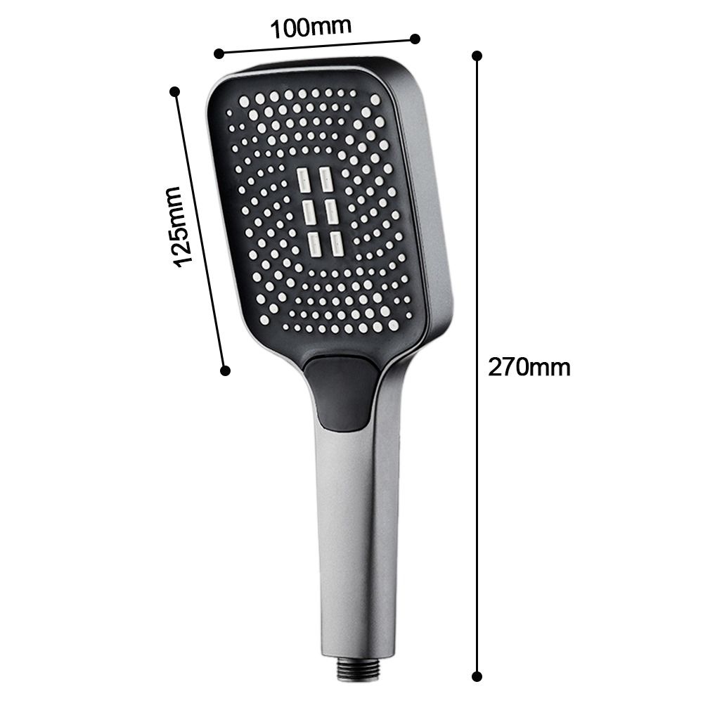 Bath Rainfall 4 Mode Adjustable Water-saving Sprinkler Shower Head Bathroom Booster Shower Sprayer
