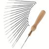 34Pcs/Set Creative Felting Needles with Bottle Felting Starter Kit  Fabric Materials Accessories
