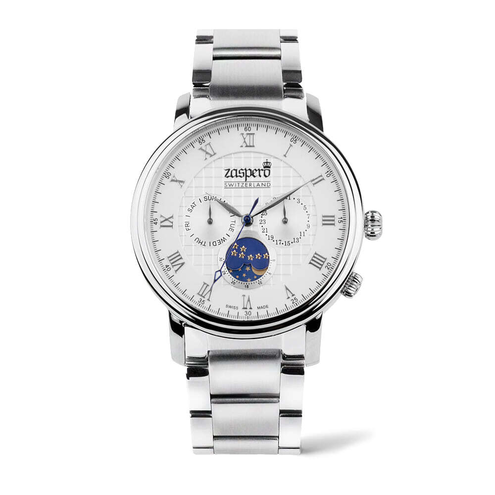 Jaseupelo Swiss Men'S Classico Metal Watch Cg105-16 Date Display