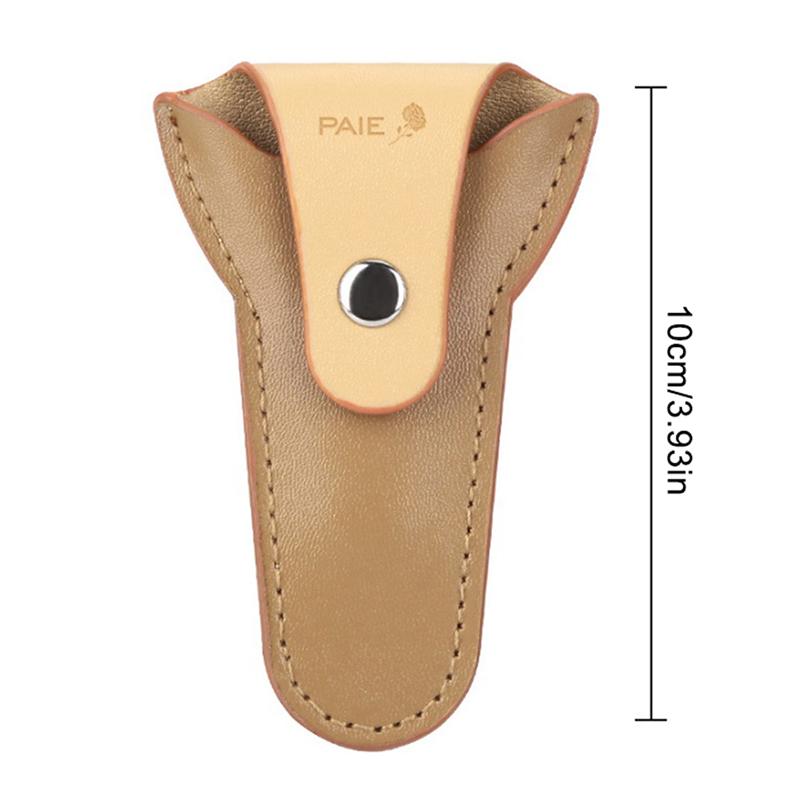 1 шт. Сумка-чехол на застежке-крючке V-образной формы из ПУ-кожи для защиты ножниц, Чехол-накладка для ногтей для инструментов для маникюра и педикюра