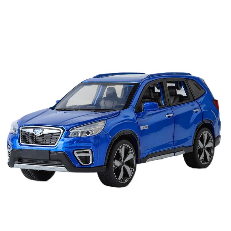 1/30 Subaru Forester Внедорожник Сплав Мускул-кар Модель Звук и Свет Оттяни Назад Детская Игрушка Коллекционные Предметы Подарок на День Рождения