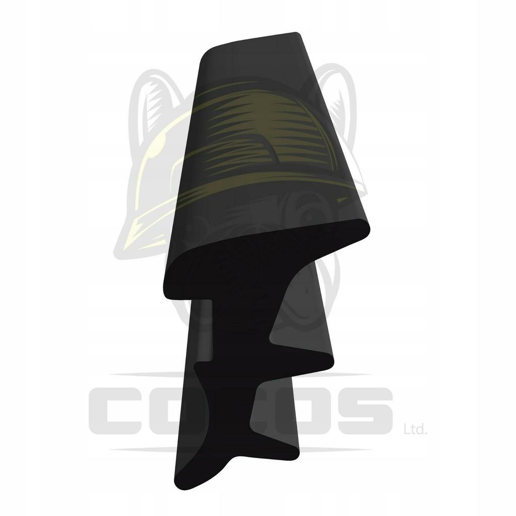 Seal for PVC windows S-256 BLACK 1m
