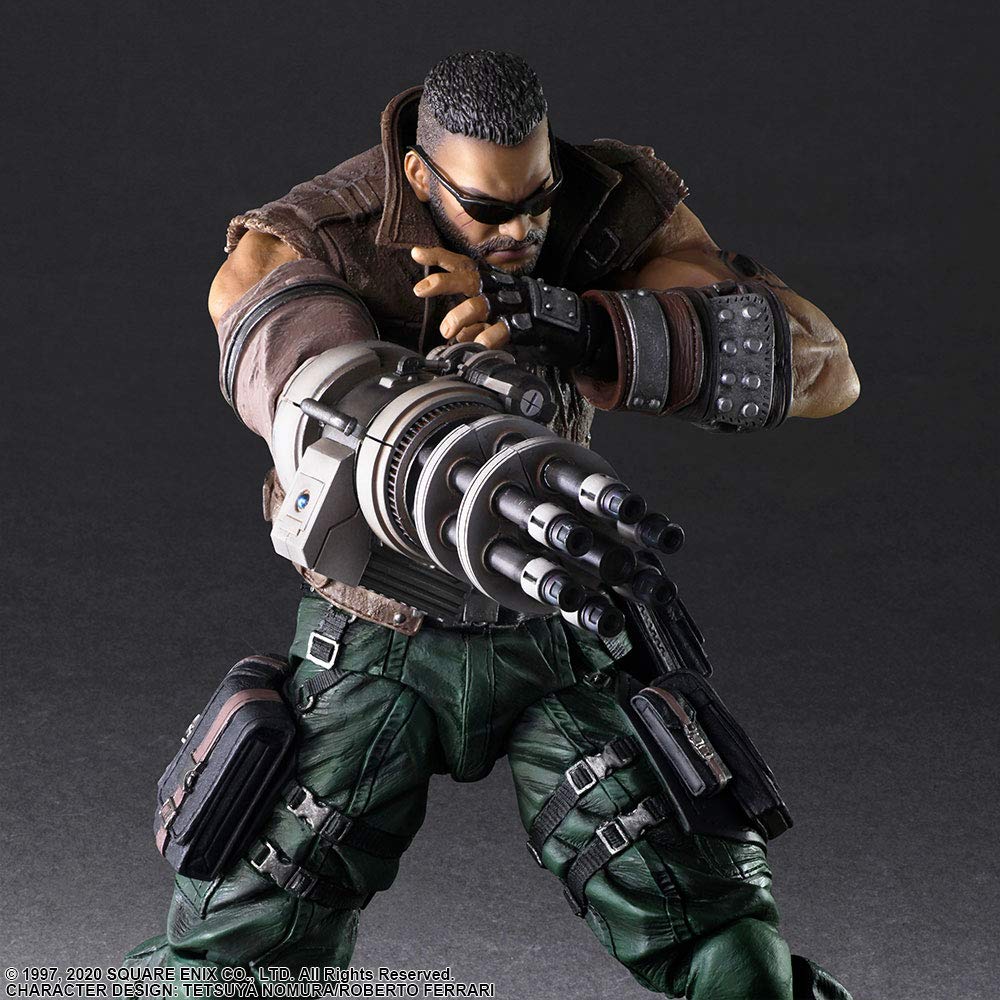 Final Fantasy VII Remake PLAY ARTS Kai Barret Wallace Version 2 PVC Painted Action Figure
