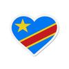 Aimant Coeur - République Démocratique Du Congo - 9 Cm - 50 Pièces - Multicolore - Mixte