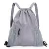Large Capacity Gym Bag Lightweight Student School Bag Fashion Drawstring Backpack  Gym
