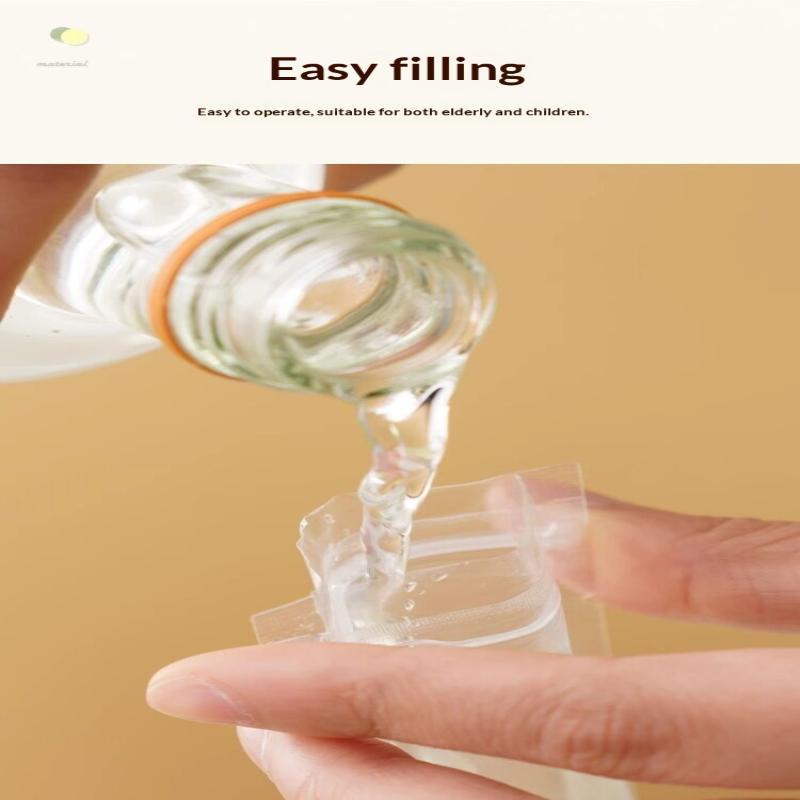 100/50Pcs Disposable Transparent Popsicle Bags Ice Cream Juice Yogurt Chocolate Ice Bags Diy Kitchen Accessories Cool Summer