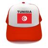 Кепка дальнобойщика Туниса, летняя унисекс, крутая шляпа с флагом страны, бейсбольные кепки, унисекс, уличные сетчатые кепки с сеткой
