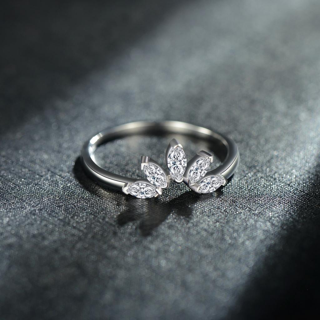 New 100% 925 Sterling Silver Rhombus AAA Clear CZ Crown Fashion Gold Color Finger Ring For Women Fine Wedding Jewelry