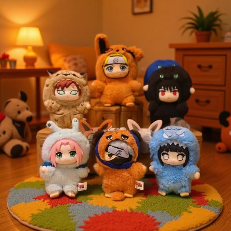 Новая Наруто Блайнд Бокс Шиппуден Серия Зверь Вечеринка Плюшевая Кукла Милая Ручной Работы Заказной Подарок Украшения Для Мужчин И Женщин