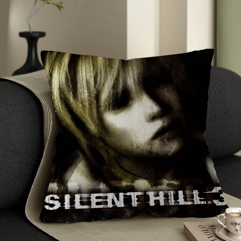 Horror Game SSilent HHill Pillow Cover for Bedroom Room and Living Room Sofa Decorative Cushion Cover