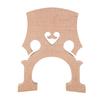 Maple Wood Cello Bridge Replacement Parts Instrument Accessory for 12 Cellos