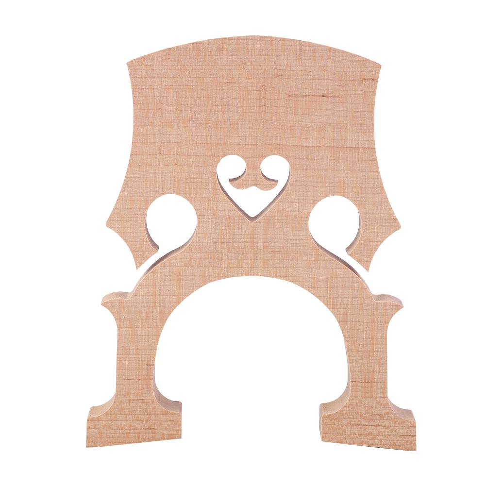 Maple Wood Cello Bridge Replacement Parts Instrument Accessory for 1 4 Cellos
