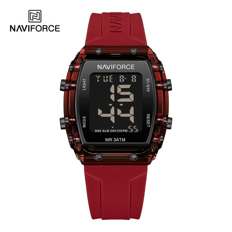Naviforce Цифровые часы для мужчин, женщин, унисекс, водонепроницаемые наручные часы для детей, подарок 7102