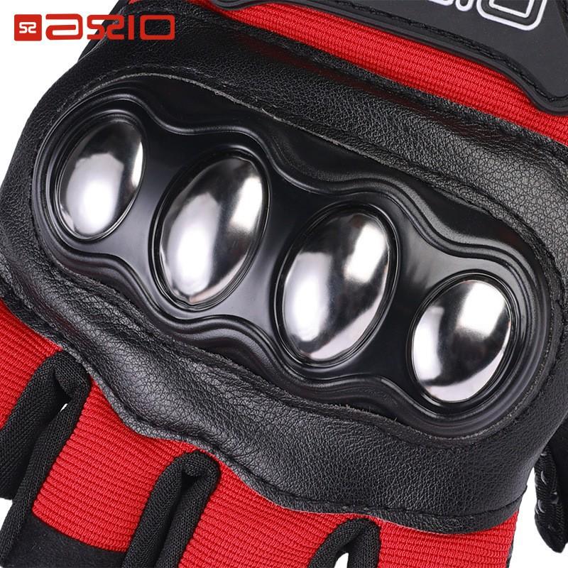 Mens Motorcycle Riding Gloves Semi-Finger Breathable Anti-Slip Abrasion Resistant Cycling Protective Gear Safety