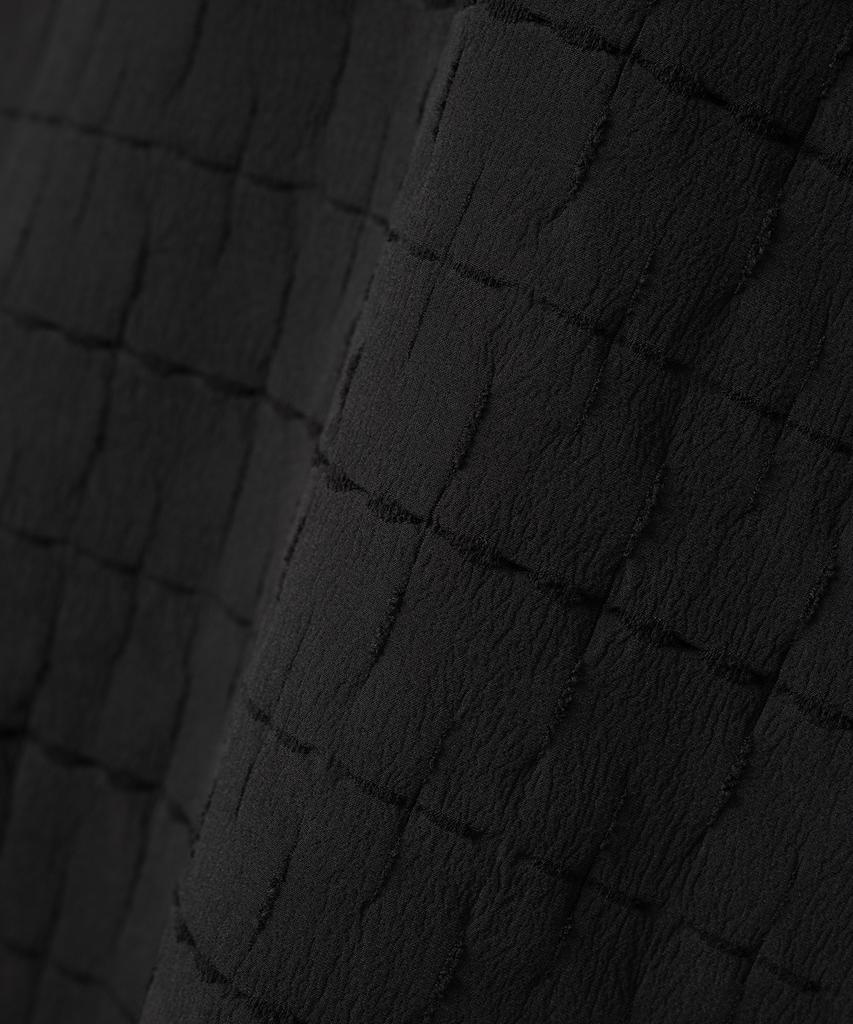 MILLO ARCHIVE Рубашка с перекрестным воротником Breeze [Черный]