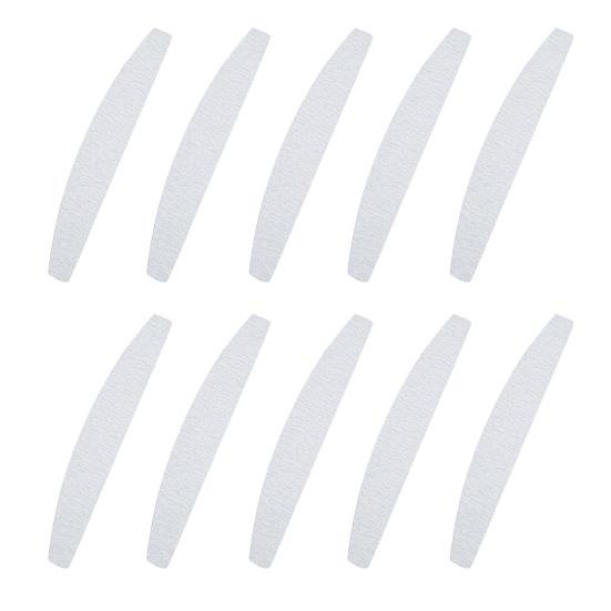 10Pcs Nail File EVA Emery Board Material Double Sided 100/180 Grit Nail File Acrylic Dip Gel Nails Washable Manicure Tool